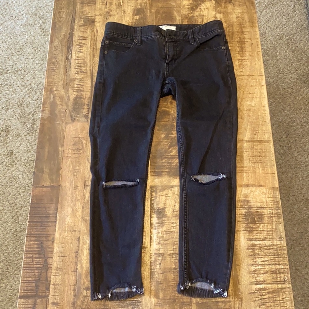 Free people size 27 black jean